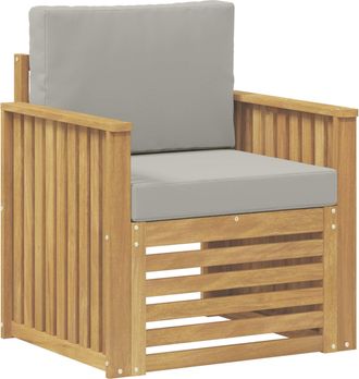 vidaXL Conjunto De Sof&aacute;s De Exterior Poli&eacute;ster Blanco Vidaxl