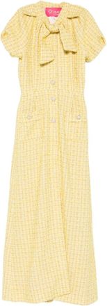 Miau by Clara Rotescu Abito lungo Sundari a maniche corte - Giallo