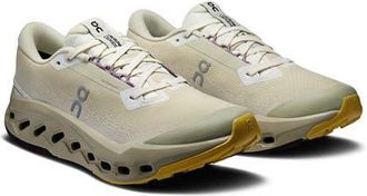 On Cloudsurfer Trail 2 Waterproof Trail Running Shoe in Ghost/Chalk at Nordstrom, Size 10.5