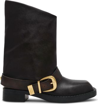 Steve Madden Womens Leather Climaxx 336 Boots - Brown - Size UK 8