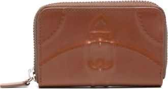 Miharayasuhiro Invisible portemonnee met reliëf - Bruin