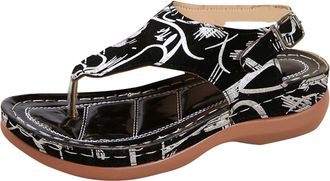 Generic Summer Black Sandals for Women Europe And The US Large Size Slope With Wedges Shoes Summer New Foreign Trade Clip Toes Womens Outside Wear Casual (Nav