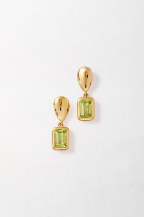 Edge of Ember Pebble Birthstone Drop Earrings in Peridot (August) at Nordstrom