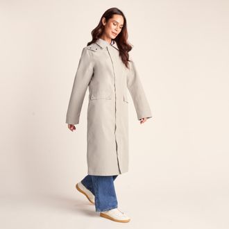 TOG24 Remi Womens Classic Waterproof Car Coat - Cool Beige - Size 10 UK