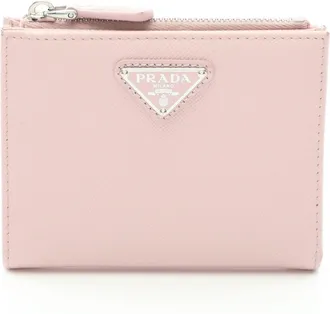 Prada Saffiano Pink Saffiano Wallet (Bi-Fold) (Pre-Owned)
