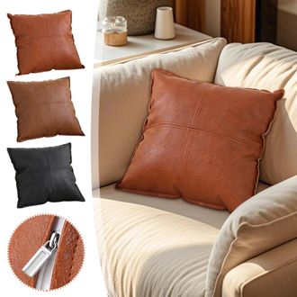 OEM Funda De Almohada De Cuero Wzzjkit, 40 X 40 Cm, Extra&iacute;ble En Un Segundo, Funda De Almohada De Verano Fresca Y Ligera, Adecuada Para Uso En Exteriores,