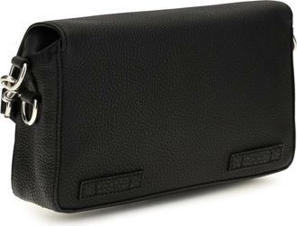 Fendi Mens Leather Crossbody Bag Flow Romano Black Calf Shoulder