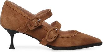 Giuliano Galiano Geluci Pump - Dames - Pumps - Bruin - 37 1/2 EU - Su&egrave;de - Schoenen