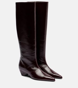 Khaite Sybil 40 leather knee-high boots