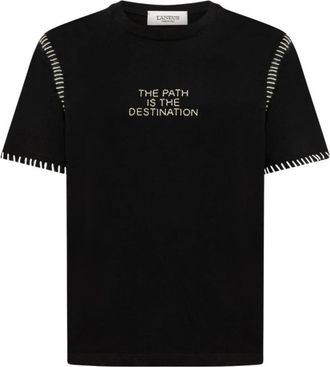 Laneus T-shirts - Heren - T-shirts - Zwart - M - Tops