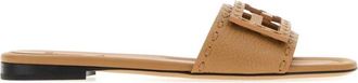 Fendi Beige Slip On Flats