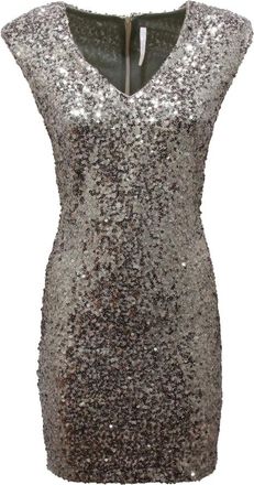Imperial Accrcuj Paillettes Dress - female - Imperial - Short Dresses - Gray - XS - Dresses