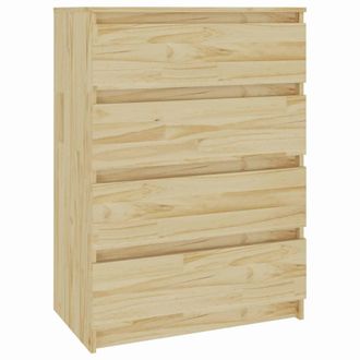 vidaXL Mueble Auxiliar Madera Maciza De Pino 60x36x84 Cm Vidaxl