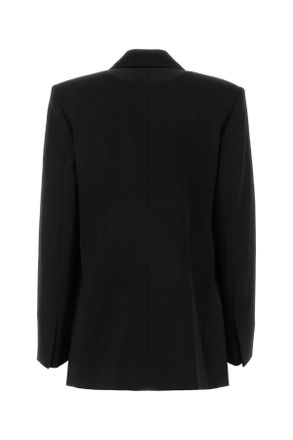 Lanvin Womens Black Wool Blazer Giacche E Gilet