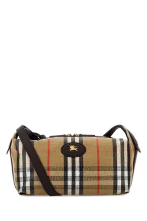 Burberry Printed Canvas Highlands Shoulder Bag