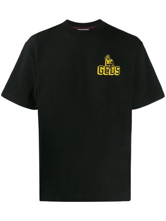 GCDS T-shirt met logoprint - Zwart