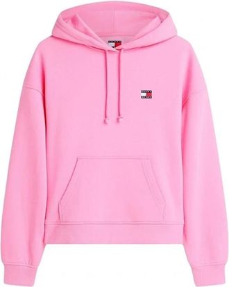 Tommy Jeans Hoodies - Dames - Hoodies - Roze - M - Hoodies & sweatvesten