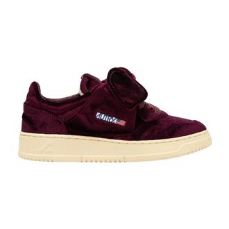 Autry Medalist Low - Dames - Sneakers - Paars - 37 EU - Katoen - Schoenen