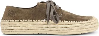Loewe Rio Lace-Up - Heren - Veterschoenen - Beige - 45 EU - Leer - Schoenen