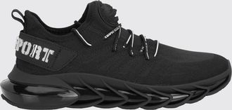 Plein Sport Sneakers low-top in mesh con logo applicato e tirante posteriore