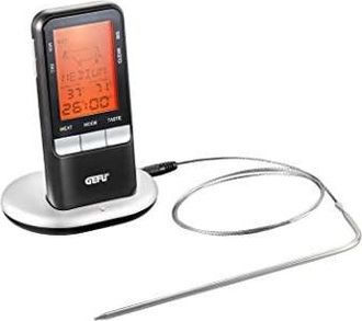 GEFU Gefu - 21.850 Term&oacute;metro Digital Inal&aacute;mbrico Carne Handi, Acero Inoxidable