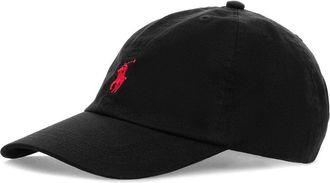 Polo Ralph Lauren Boys Baseball Cap Logo Black Cotton Hat