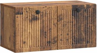 vidaXL Mueble Para Tv De Pared Madera Envejecida 59,5 X 31 X 30 Cm Vidaxl