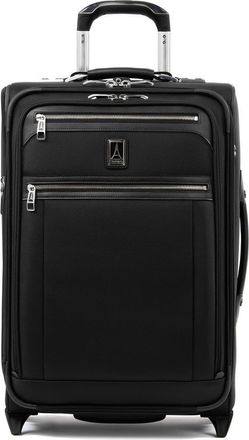 Travelpro Platinum Elite Softside Expandable Carry-On 22-Inch 2 Wheel Upright Luggage in Shadow Black at Nordstrom