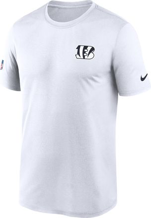 Nike Cincinnati Bengals Alt Legend Small Logo Nike Mens Dri-FIT NFL T-Shirt in White | 02TI10A9A-UE8