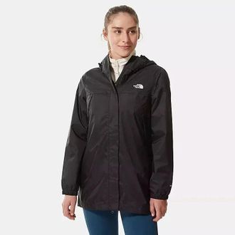 The North Face Antora Rain Jacket Womens Black Waterproof Full Zip GBO2796