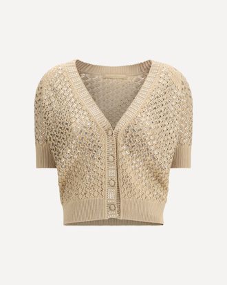Ermanno Scervino Short-sleeved Cardigan Female L