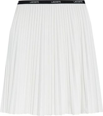 Lacoste Gonna plissettata - Bianco