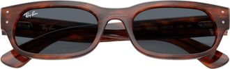 Ray-Ban Onregelmatige Zonnebril - unisex - Accessoires - Bruin - Maat: 54 MM