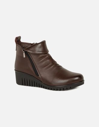 Lotus Womens Cordelia Womens Ankle Boots - Brown - Size: 5