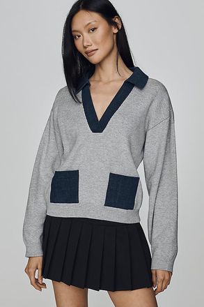 Maeve Collared Pullover Sweater