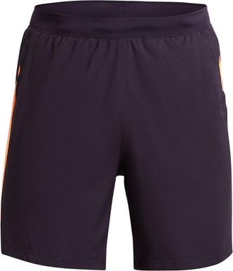 Under Armour Mens Ua Launch 7 Inch Graphic Shorts, Tux Purple, L
