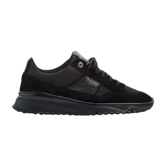 Mason Garments Schoenen, unisex, Zwart, 43 EU, Leer, Luxe Sportieve Tia Runner Blackout