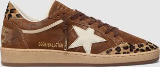Golden Goose Baskets Ball Star Brown/Leopard/Silver