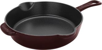 Staub Cast Iron 8.5In Grenadine Traditional Deep Skillet