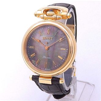Bovet Pre-owned Bovet Amadeo Fleurier Mother of Pearl Dial Mens Watch D814