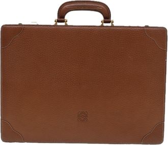 Loewe Brown Leather Travel Bag (Pre-Owned)