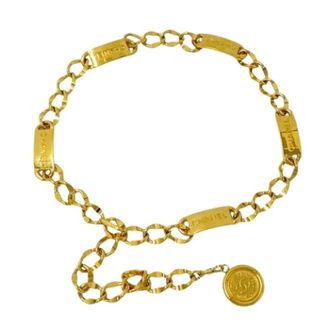 Chanel Pre-owned Belts, female, Yellow, Size: ONE SIZE Pre-owned Vintage Chain Belt