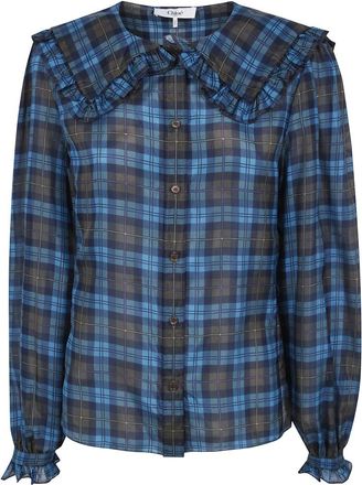 Chlo&eacute; Cowboy-blouse - Dames - Blouses & Shirts - Veelkleurig - Maat: S Katoen