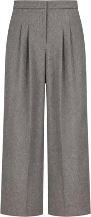 Pantaloni Torino Wijde Broek - Dames - Wijde Broeken - Grijs - M - Broeken