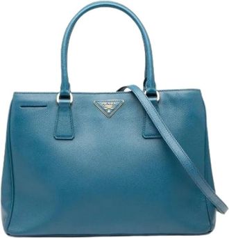 Prada Pre-owned Handbags, female, Blue, Size: ONE SIZE Pre-owned Vintage Handbag