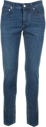 Barba Slim-fit Jeans - Heren - Slim Fit Jeans - Blauw - W32 - Jeans