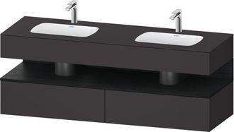 Duravit Qatego Lavabo Encastrado Con Base De Lavabo Consola, - Duravit