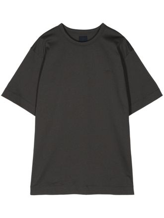 Juun.J T-shirt con applicazione logo - Grigio