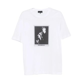 Emporio Armani Capsule T-shirts en Poloshirts WIT - Heren - T-shirts - Wit - L - Tops