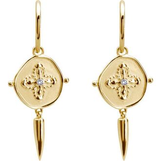 Murkani Sahara Small Hoop Earrings in Yellow Gold at Nordstrom